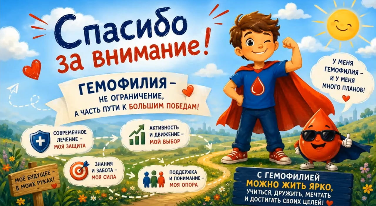 Запись вебинара "Современный подход к лечению пациентов с гемофилией до 18 лет. Круг добра"